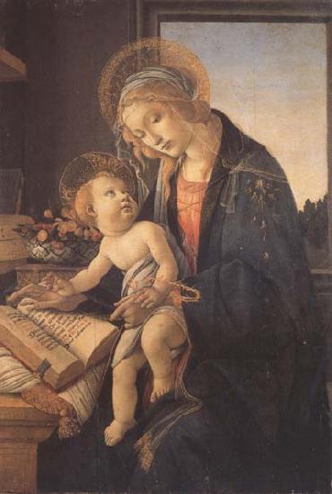 Sandro Botticelli Madonna and child or Madonna of the book oil painting image